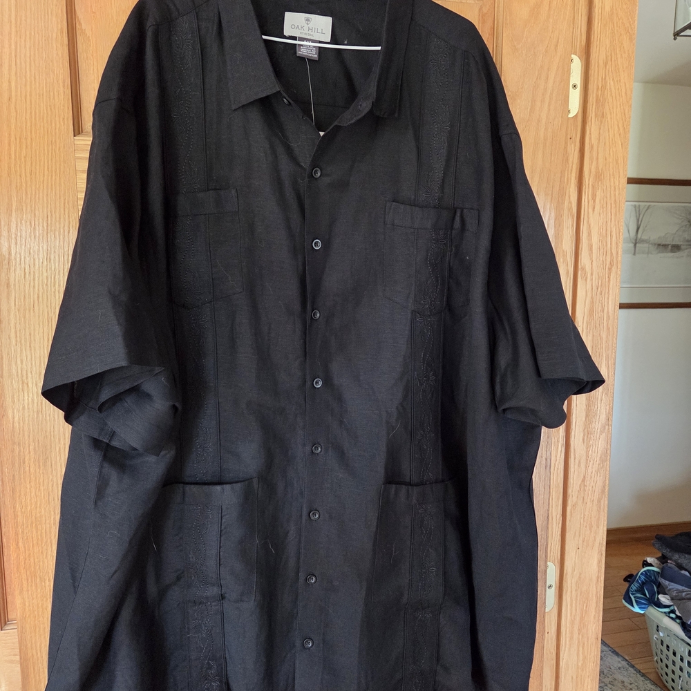 Black Button-Up Shirt